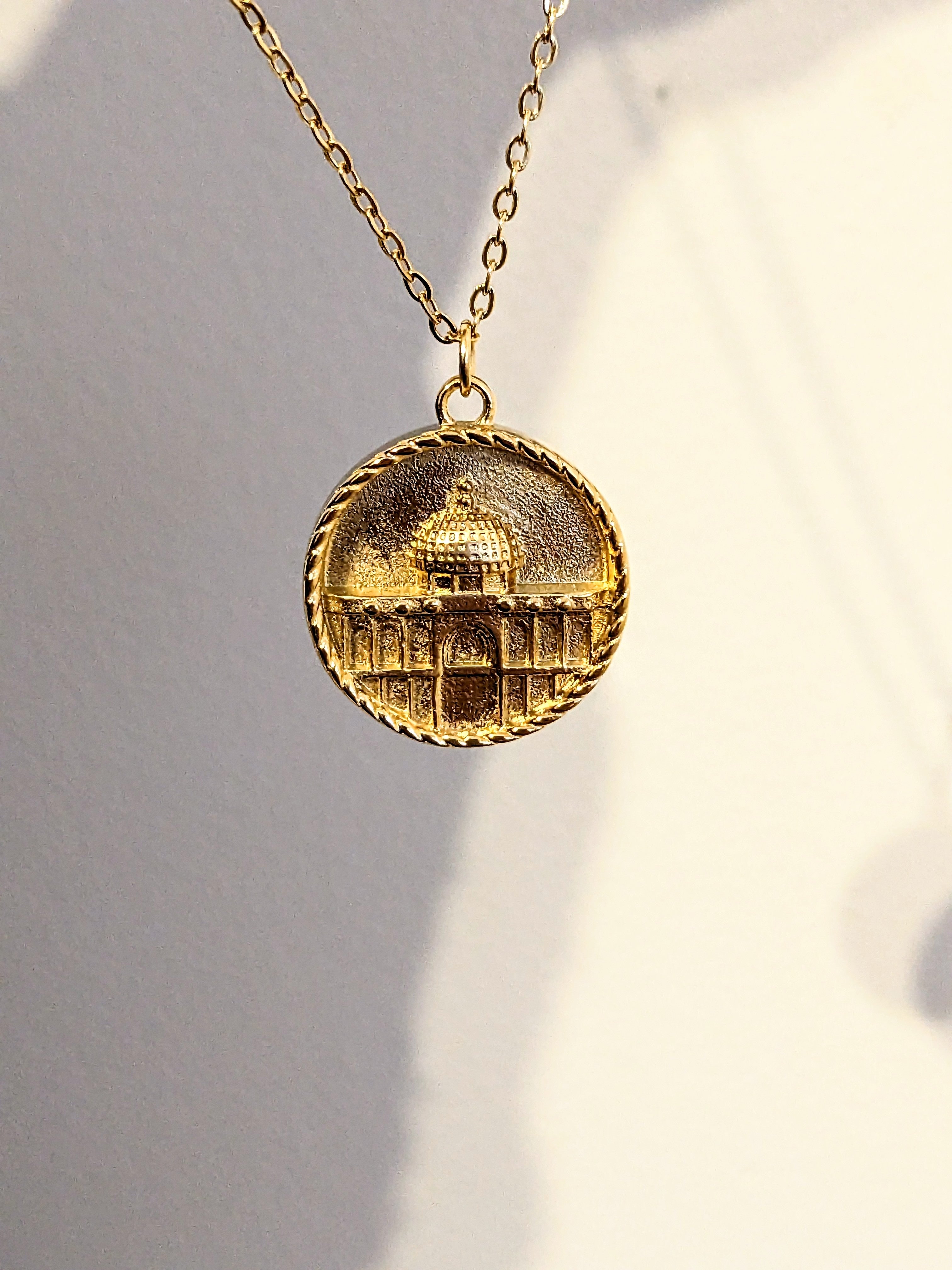 Dome Of The Rock Pendant Necklace – Indah Jewellery