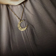 94:5 Crescent Pendant Necklace