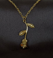 Belle Rose Pendant Necklace